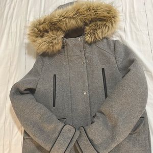 Wool Blend Duffel Coat for women